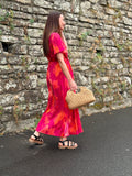 ROBE STEPHANIE FUSHIA