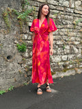 ROBE STEPHANIE FUSHIA