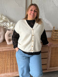 GILET FRAN BEIGE