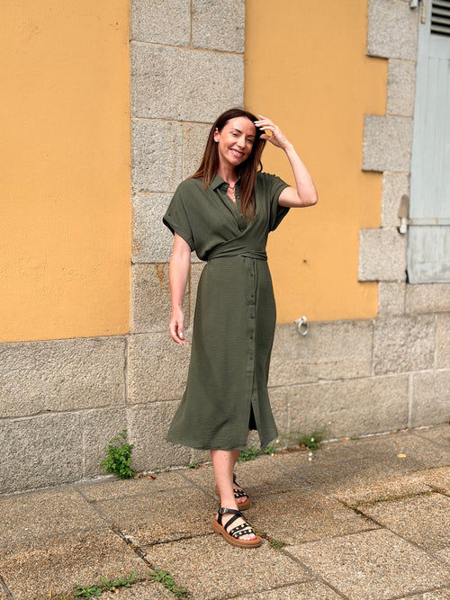 ROBE VALERIA KAKI