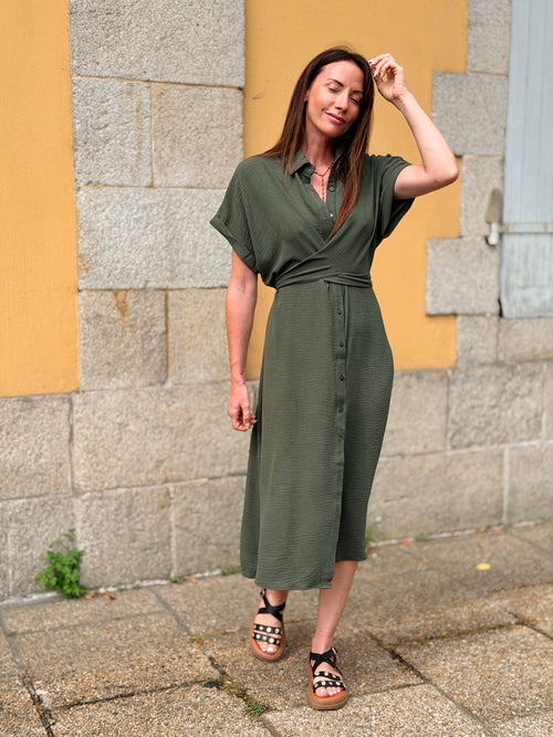 ROBE VALERIA KAKI
