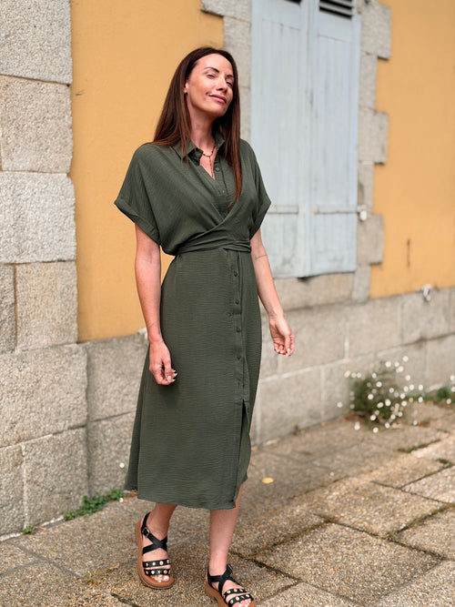 ROBE VALERIA KAKI