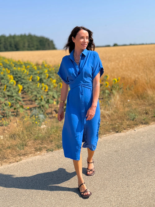 ROBE VALERIA BLEUE