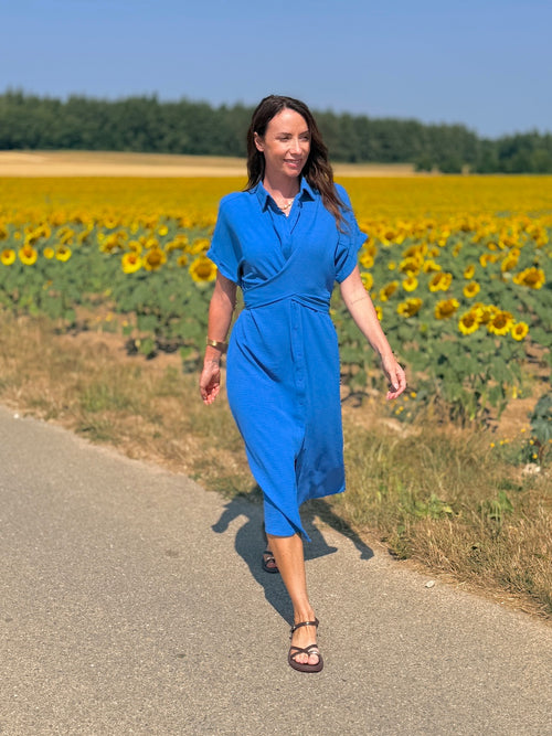 ROBE VALERIA BLEUE