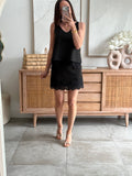 JUPE SHORT BIANCA NOIR