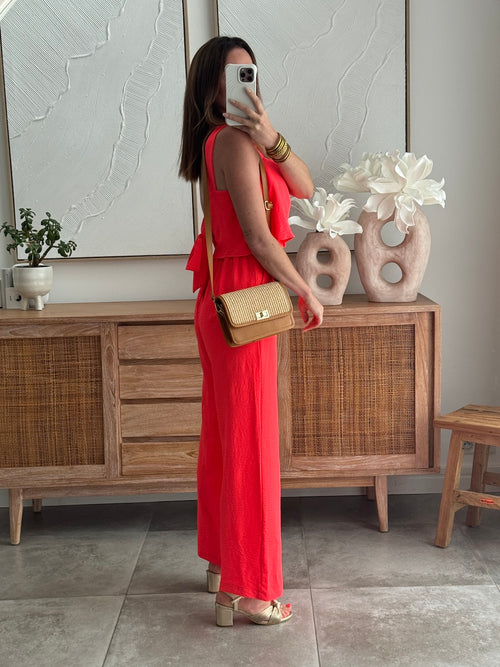 COMBI PANTALON ALEXIA CORAIL