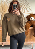 SUDADERA LARA CAQUI