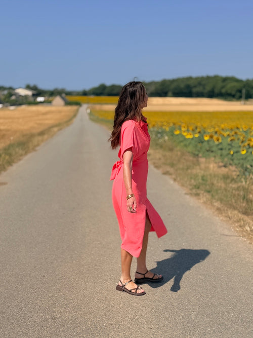ROBE VALERIA CORAIL