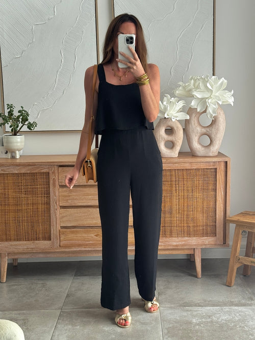 COMBI PANTALON ALEXIA NOIR