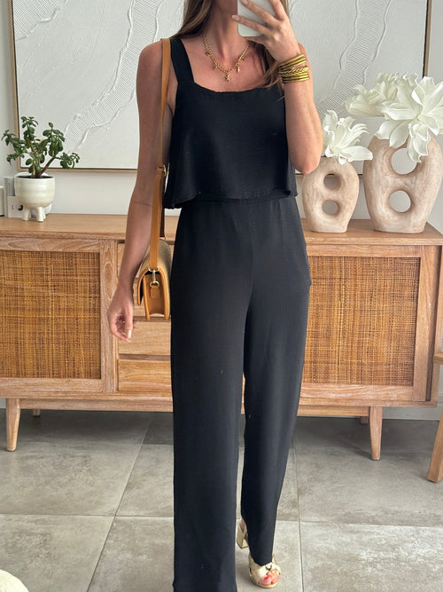 COMBI PANTALON ALEXIA NOIR