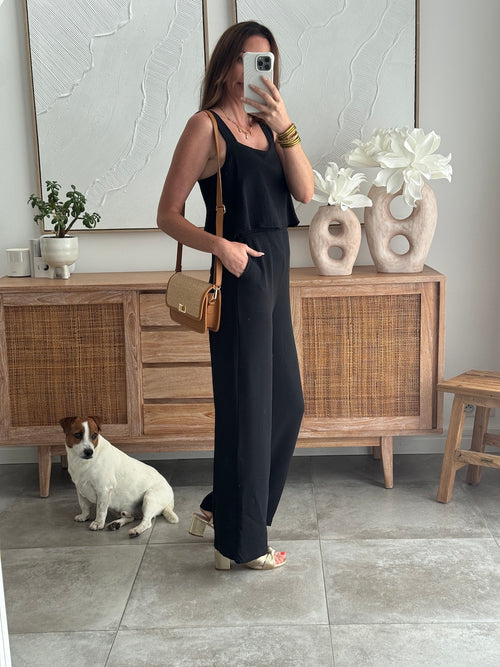 COMBI PANTALON ALEXIA NOIR