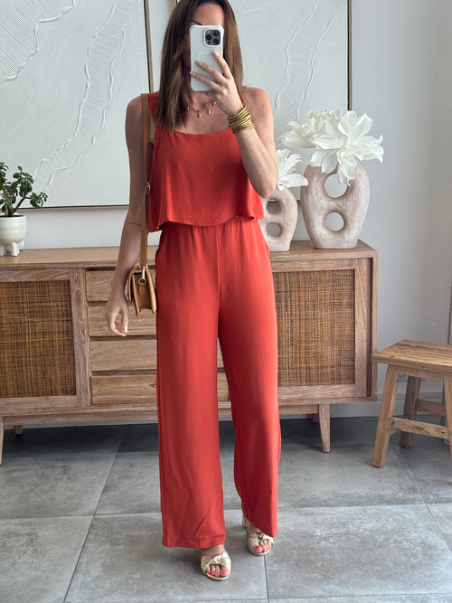 COMBI PANTALON ALEXIA TERRACOTTA