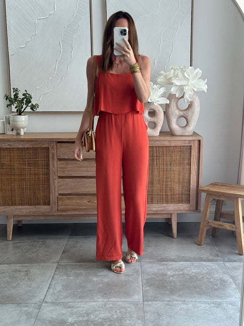 COMBI PANTALON ALEXIA TERRACOTTA