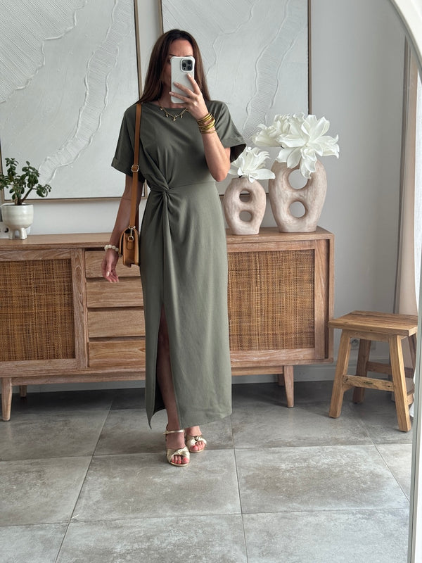 ROBE NINON KAKI