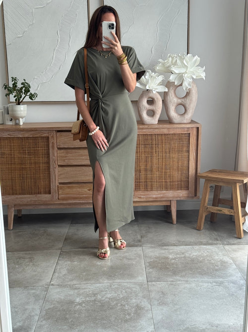 ROBE NINON KAKI