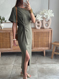 ROBE NINON KAKI