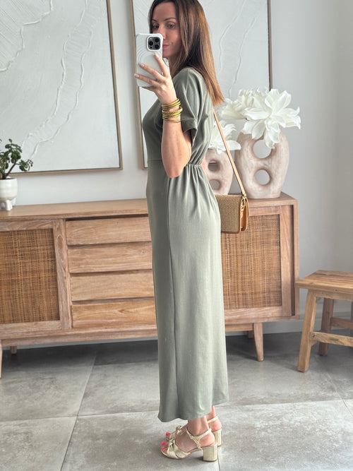 ROBE NINON KAKI