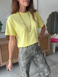 TEE SHIRT DOLCE JAUNE