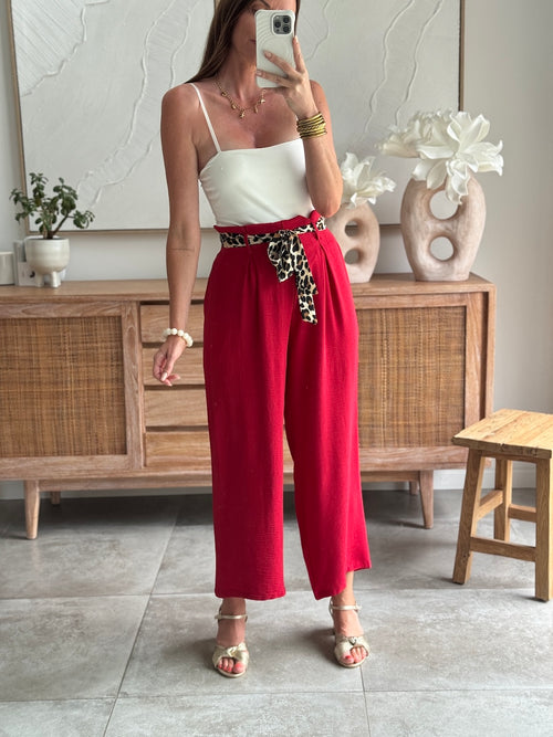 PANTALON VICKA ROUGE