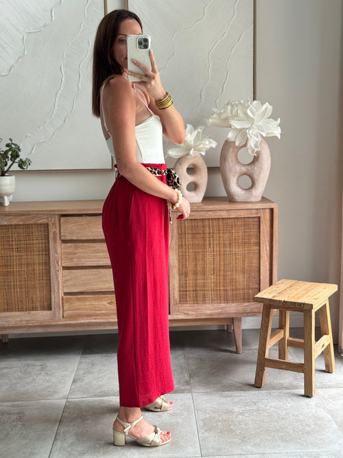 PANTALON VICKA ROUGE