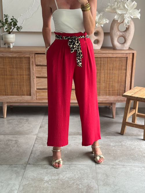 PANTALON VICKA ROUGE