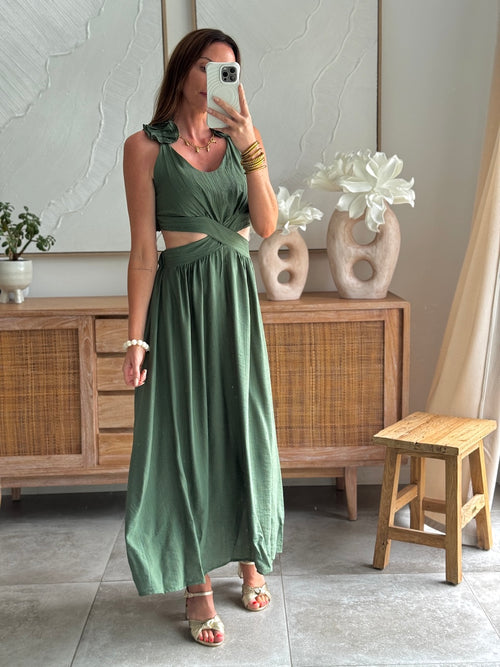 ROBE SAMINA KAKI