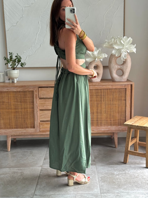 ROBE SAMINA KAKI