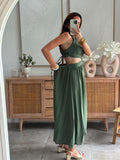 ROBE SAMINA KAKI