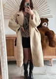 MANTEAU TEDDY BEIGE