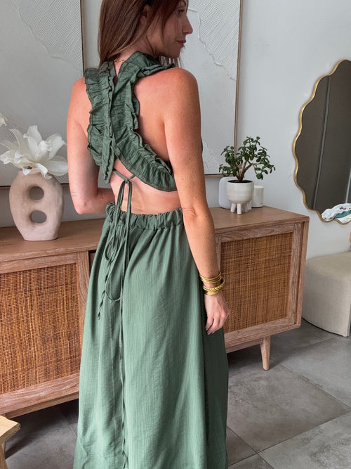 ROBE SAMINA KAKI