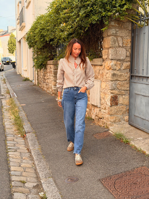 CHEMISE SERENA TAUPE