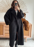 MANTEAU TEDDY NOIR