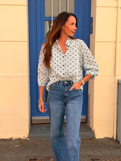 CHEMISE VALENTINA MARINE