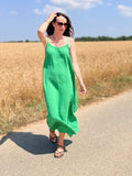 ROBE CARLA VERT BRESIL