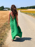 ROBE CARLA VERT BRESIL