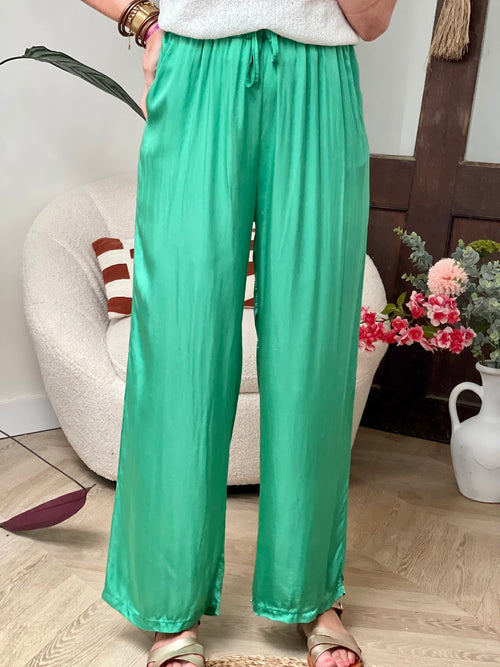 PANTALON ANNETTE VERT