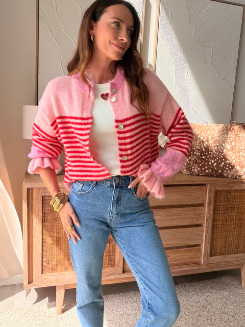 GILET MAELYS ROSE