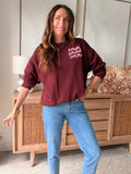 SWEAT LIAM BORDEAUX