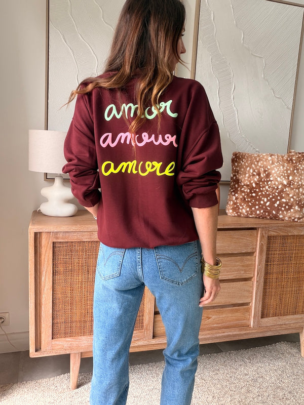 SWEAT LIAM BORDEAUX
