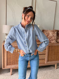 CHEMISE SERENA BLEU
