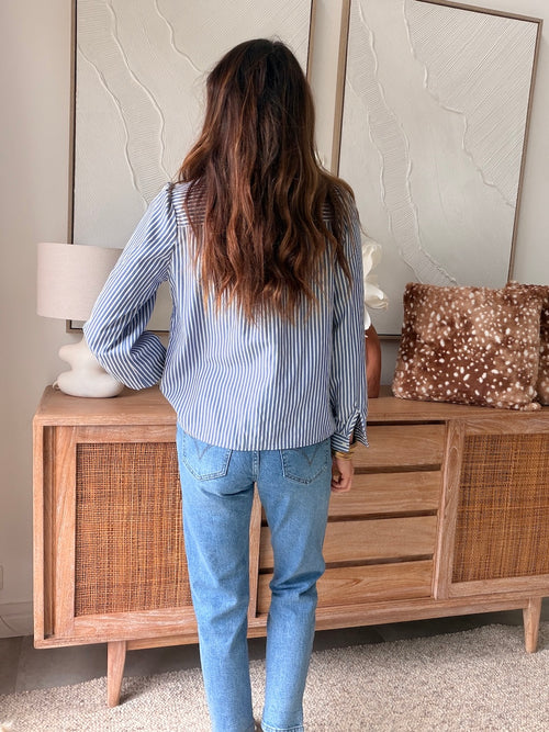 CHEMISE SERENA BLEU