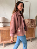 VESTE KALY VIEUX ROSE