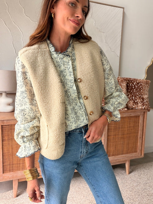 GILET ANAIS BEIGE