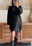 ROBE PULL SOLENE NOIR