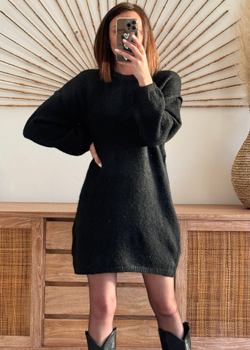 ROBE PULL SOLENE NOIR