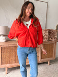 VESTE ANGEL ROUGE