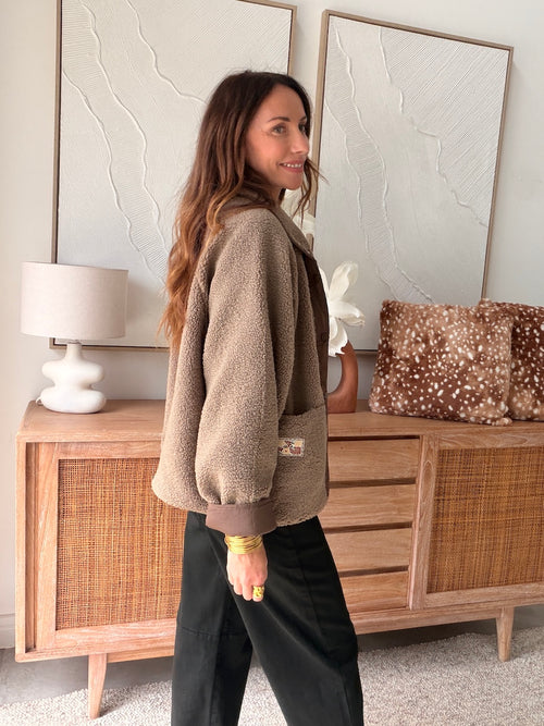 VESTE KALY TAUPE