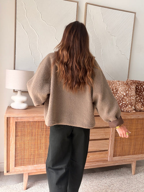 VESTE KALY TAUPE