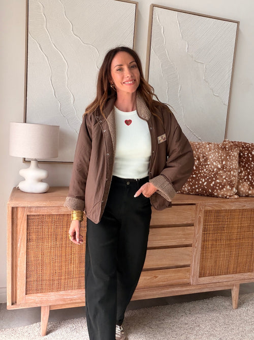 VESTE KALY TAUPE