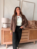 VESTE KALY TAUPE